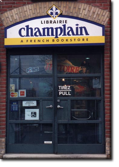 Champlain Book Store, Queen Street East, Toronto.